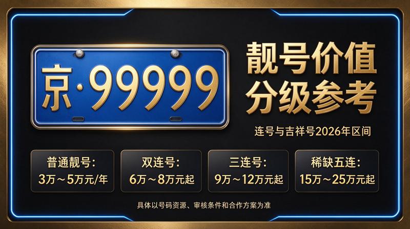 北京闲置京牌指标展示